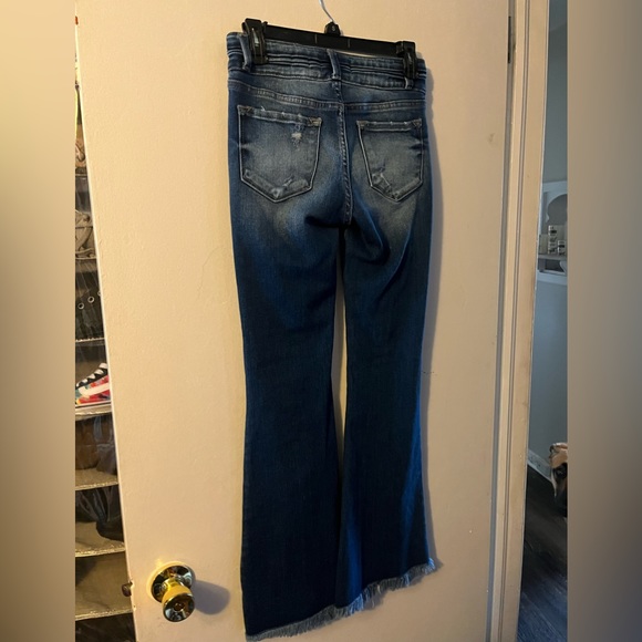 Girls Kancan Signature Mid-Rise Flare Jeans - Picture 2 of 6